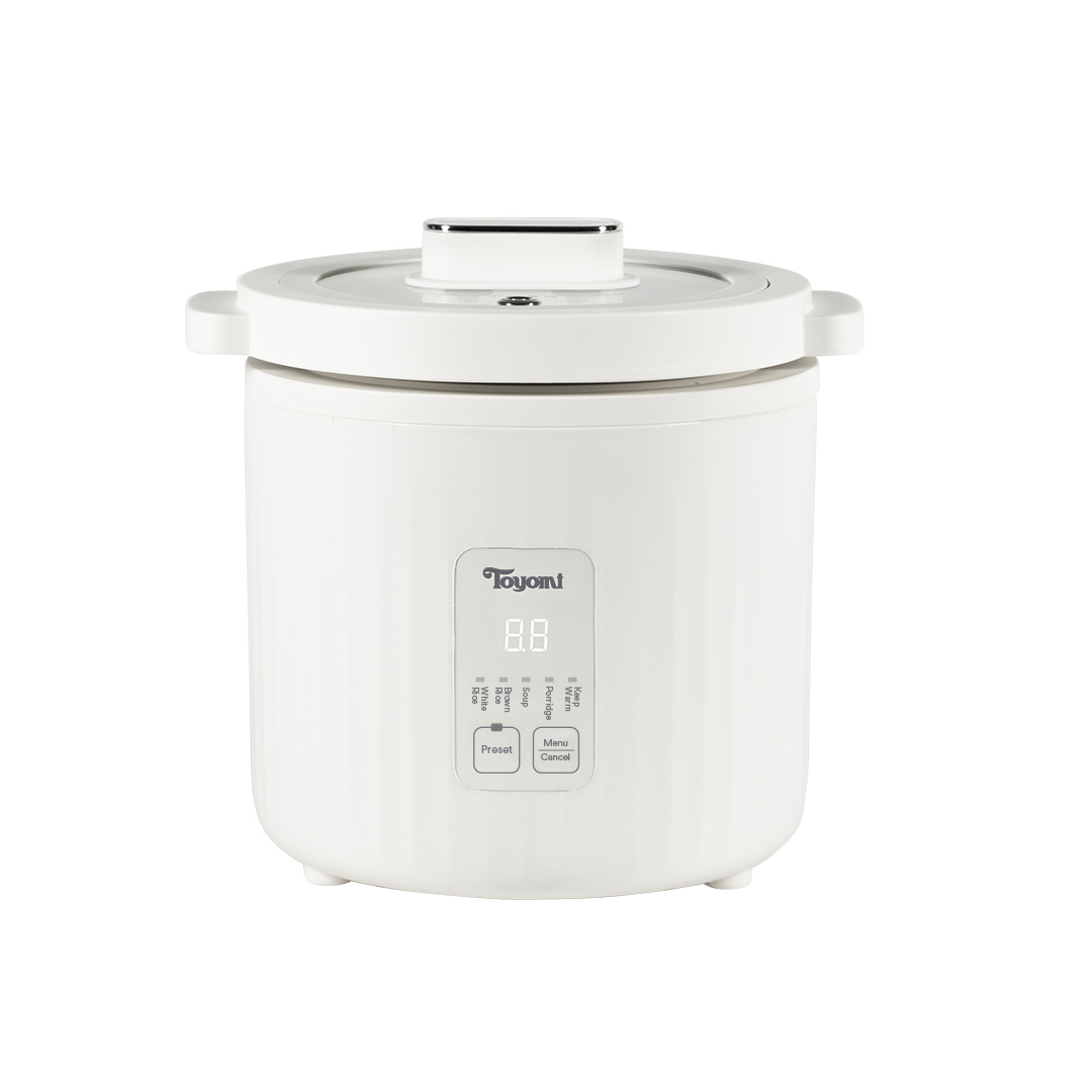 TOYOMI 1.0L Mini Ceramic Slow Cooker/Rice Cooker SC 990