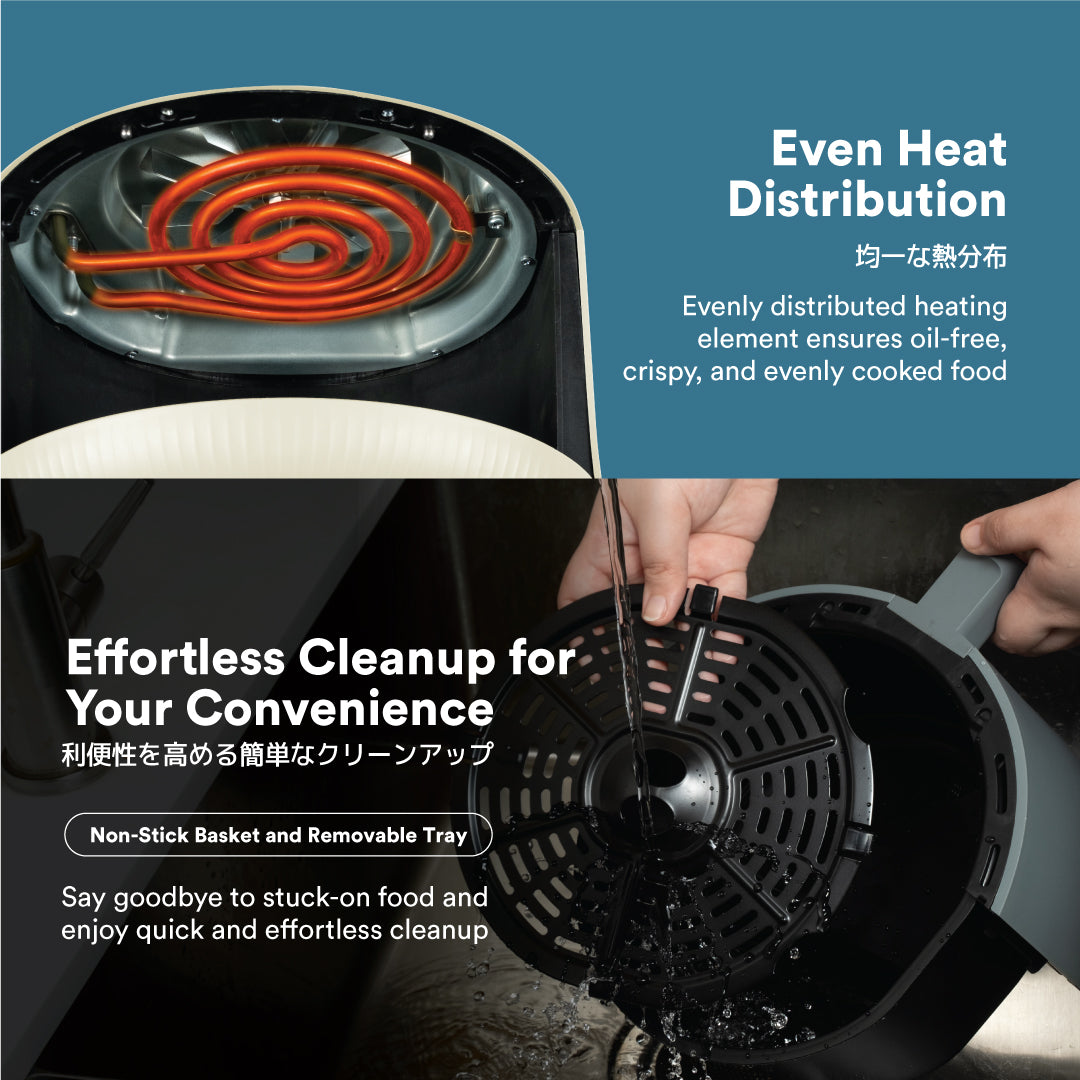 TOYOMI 3.7L Matte Palette Air Fryer AF 3766