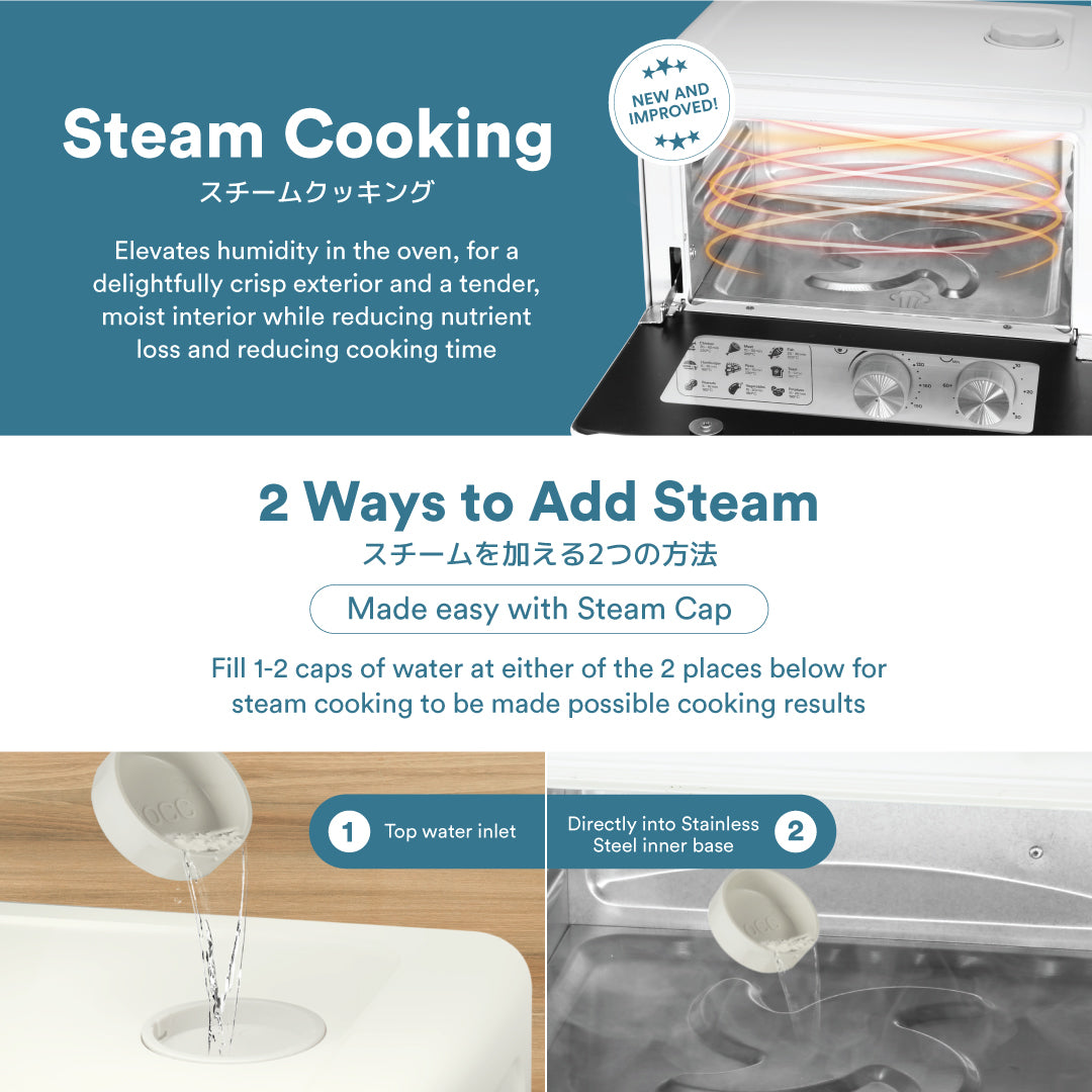 TOYOMI 12L Rapid Air Fryer + Steam Oven AFO 1266ST