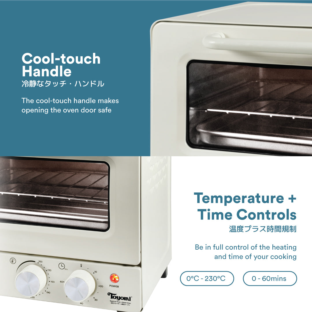 TOYOMI 12L Rapid Air Fryer + Steam Oven AFO 1266ST