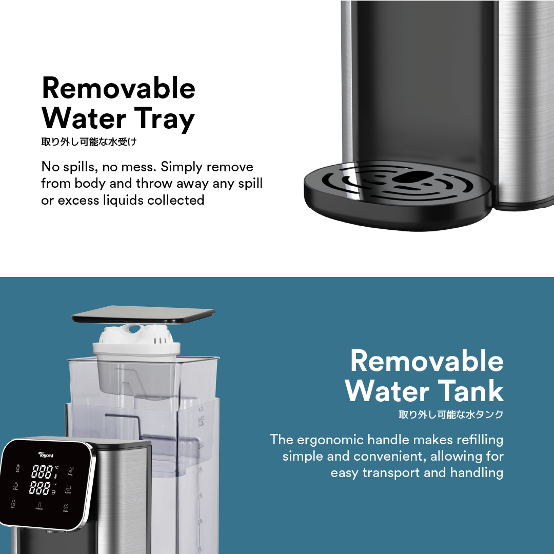 Toyomi 4.3L InstantBoil Filtered Water Dispenser with Premium Filter FB 6643F