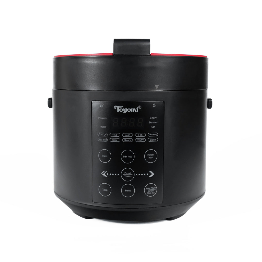 TOYOMI 2L Micro-com Pressure Cooker & Rice Cooker with Duo Pot PC 2001