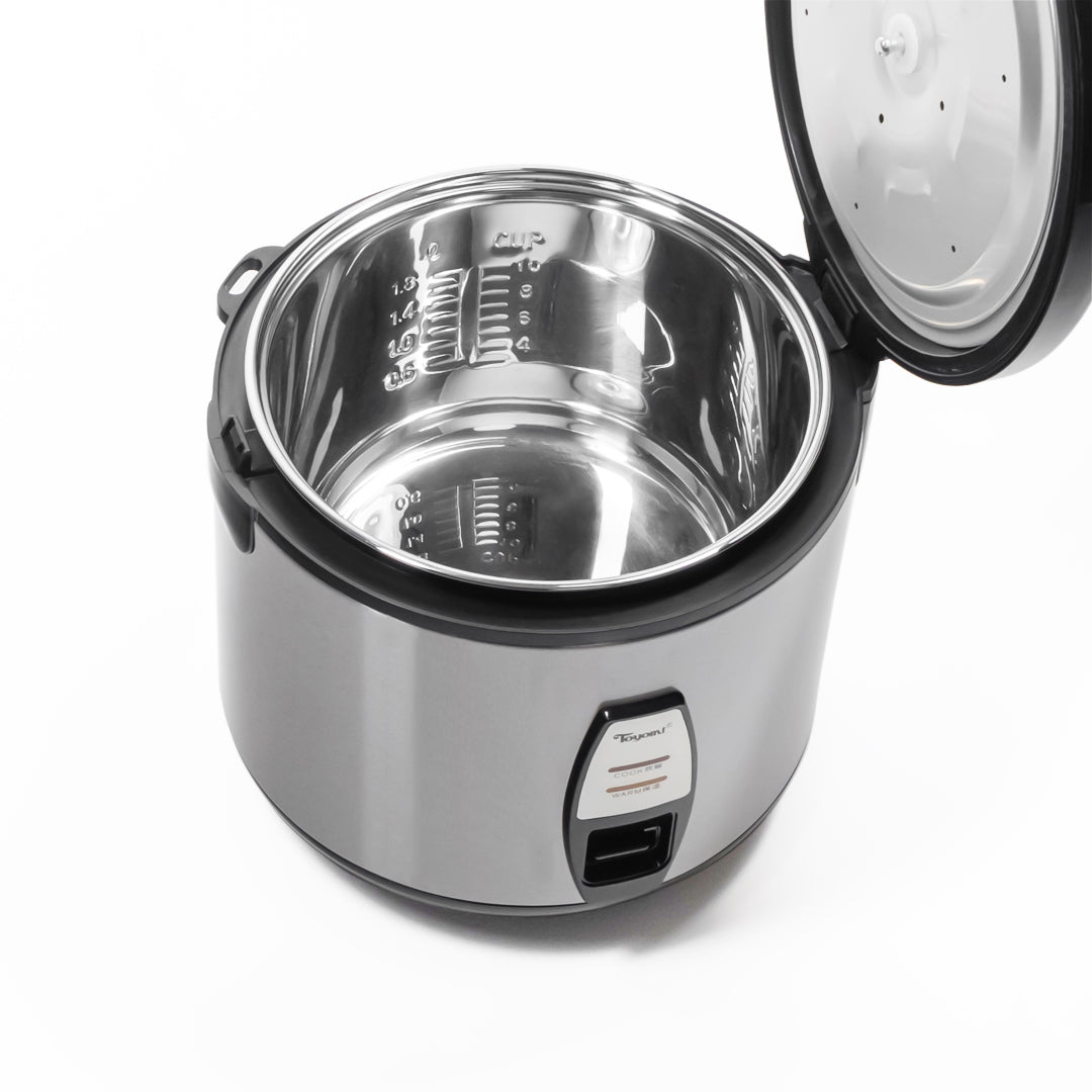Toyomi 1.8L Electric Rice Cooker & Warmer with Stainless Steel Inner Pot RC 968SS