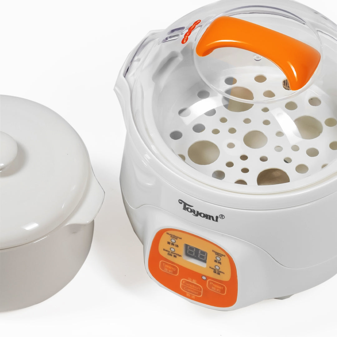 TOYOMI 0.7L Mini Double Boiler Stew Cooker SC 707