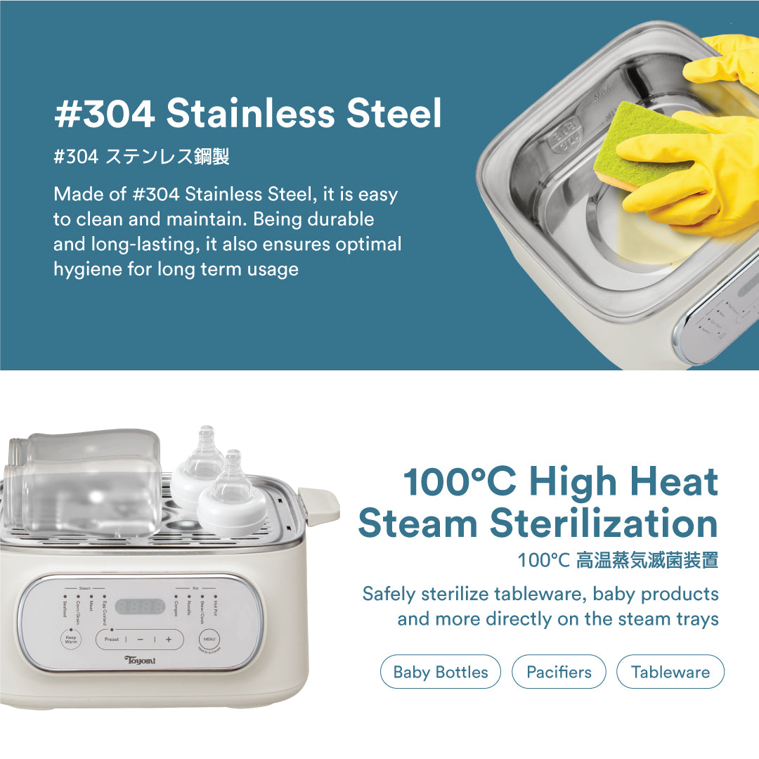 Toyomi Multi-Function Electric Stackable Steamer ST 2318