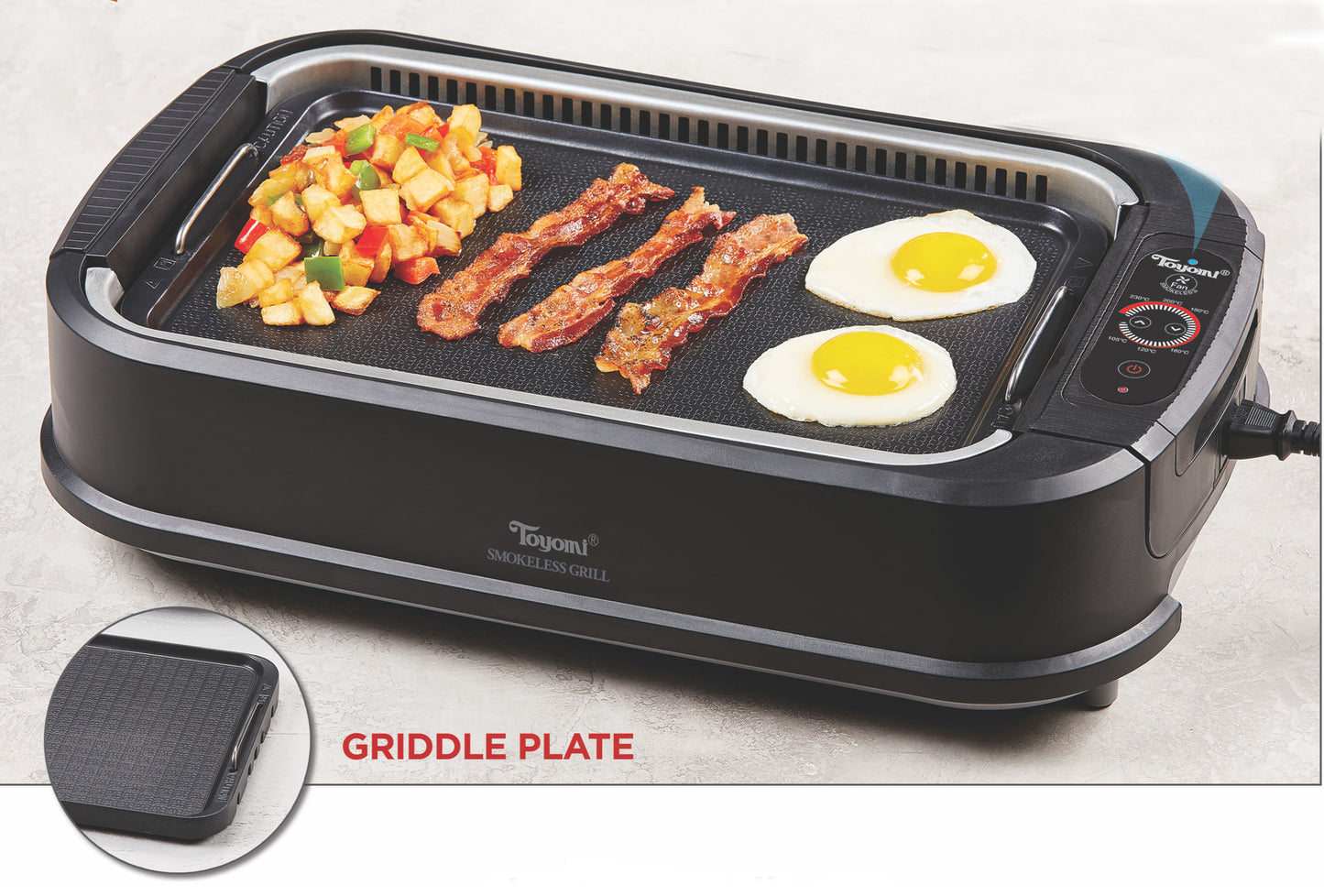 TOYOMI Electric Smokeless BBQ Model: BBQ 2002 - TOYOMI