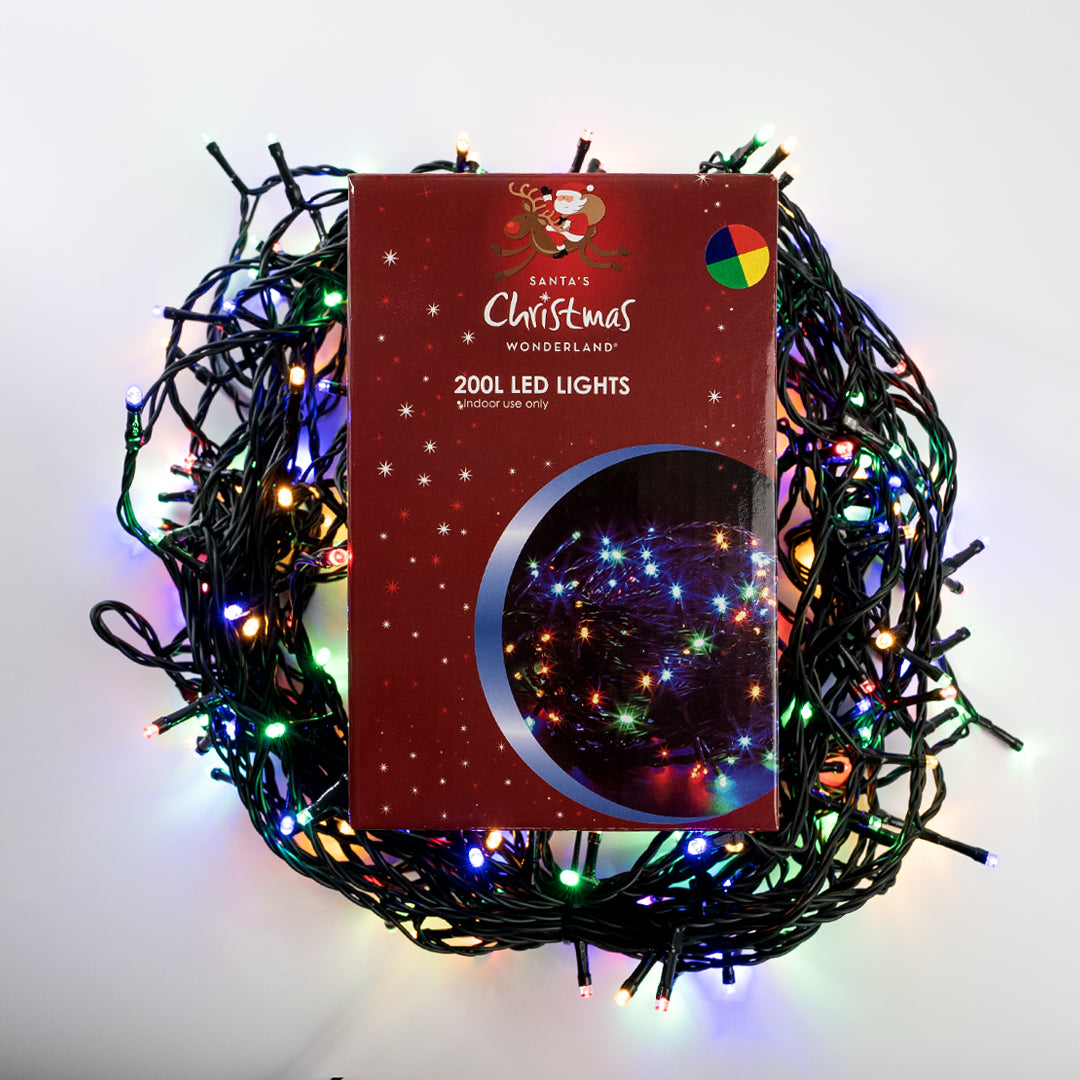 NET LED Green Wire Chasing Lights - 200 Lights - TOYOMI