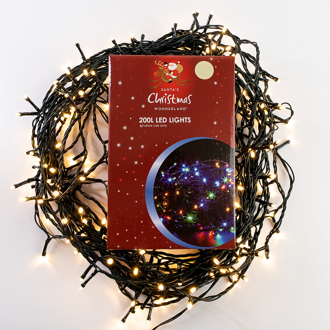 NET LED Green Wire Chasing Lights - 200 Lights - TOYOMI