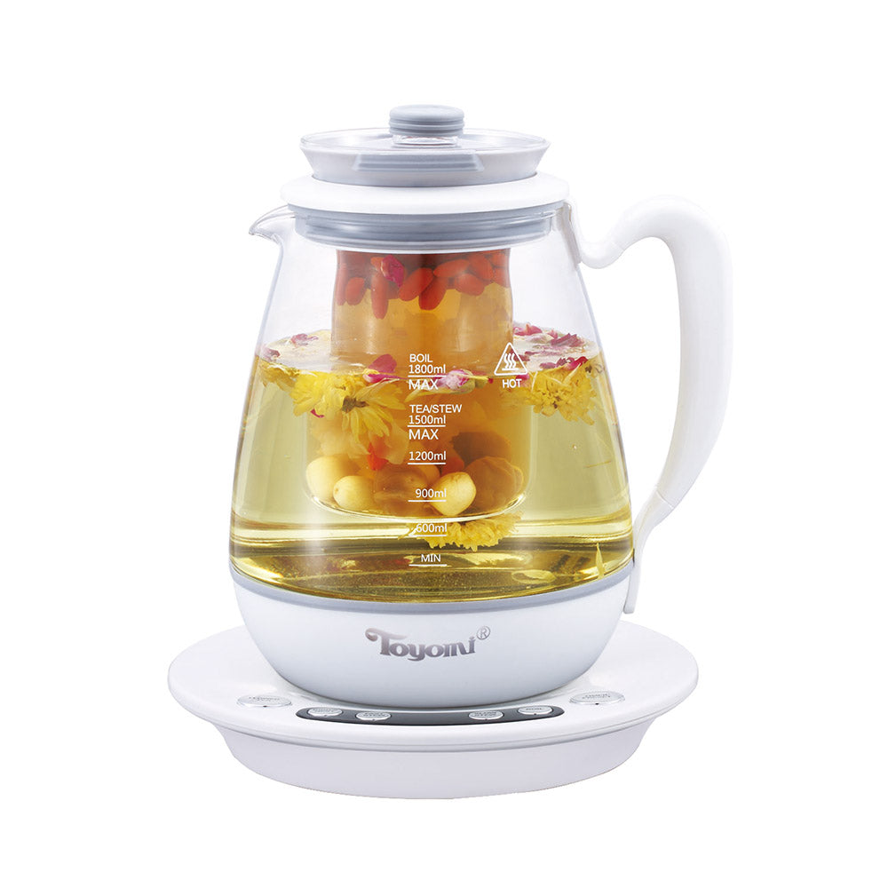 TOYOMI 1.8L Borosilicate Glass Pot WK 2162 - TOYOMI