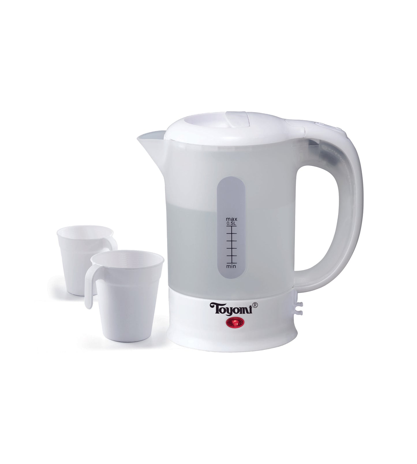 TOYOMI 0.5L Mini Travel Kettle Jug WK 105 - TOYOMI