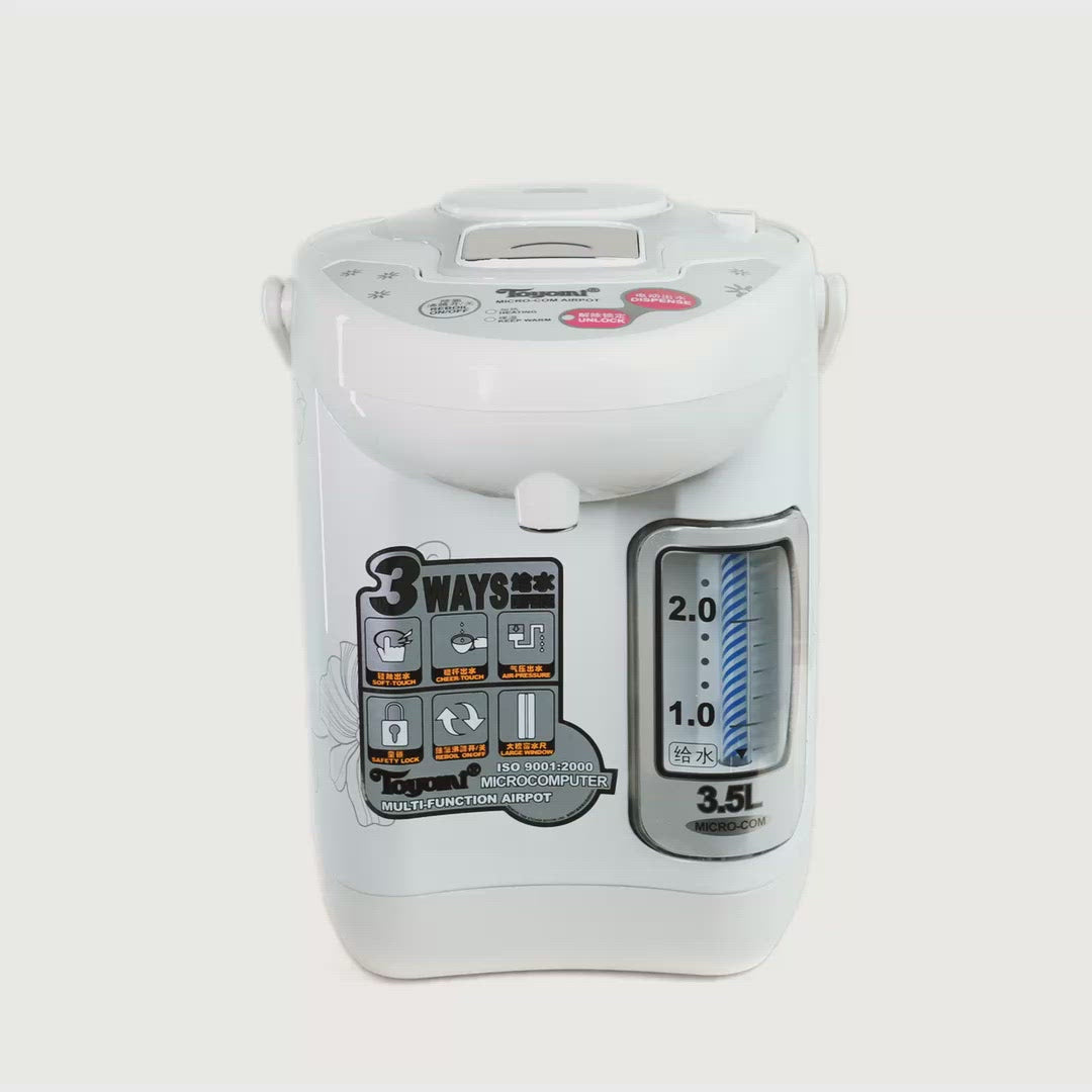 Load and play video in Gallery viewer, TOYOMI 3.5L Electric Air Pot EPA 357