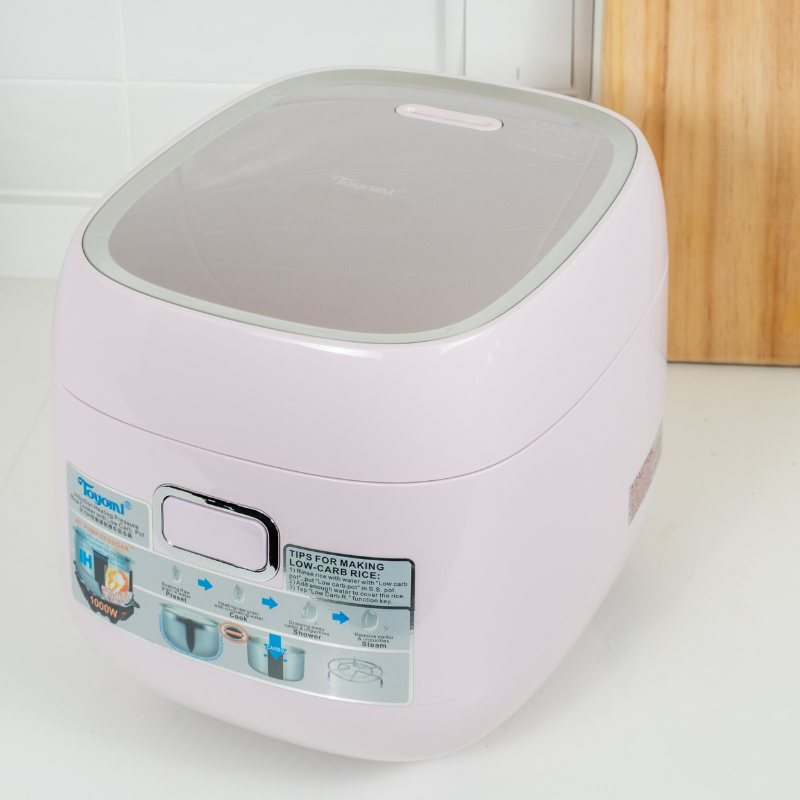 TOYOMI 0.8L SmartHealth IH Rice Cooker With Low Carb Pot RC 51IH-08 - TOYOMI