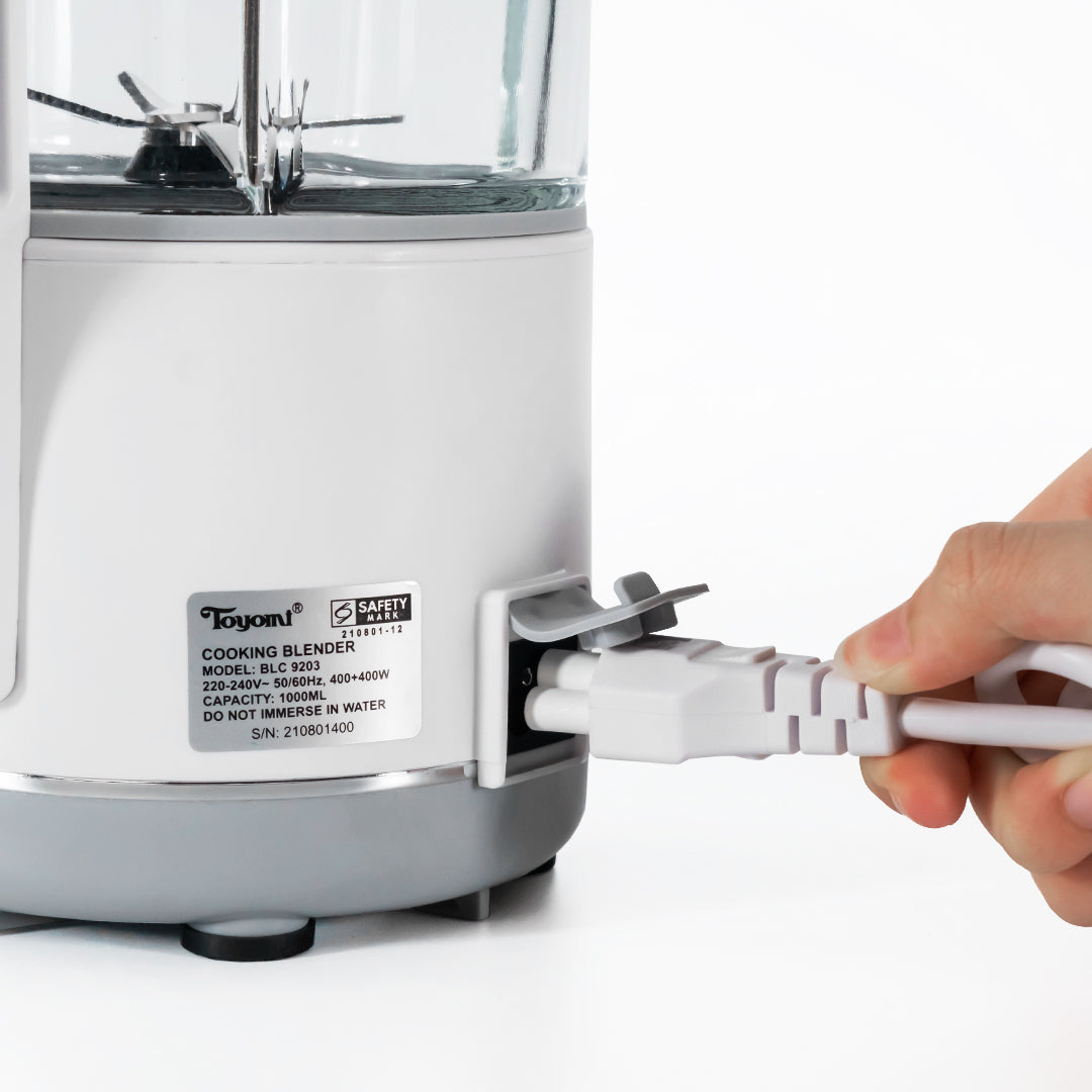 Toyomi 1.0L Compact Blend & Snack Cooking Blender 800W BLC 9203 - TOYOMI