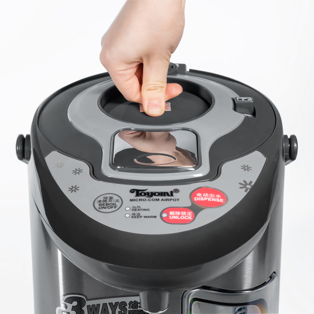 TOYOMI 4.5L Electric Air Pot EPA 458SS - TOYOMI