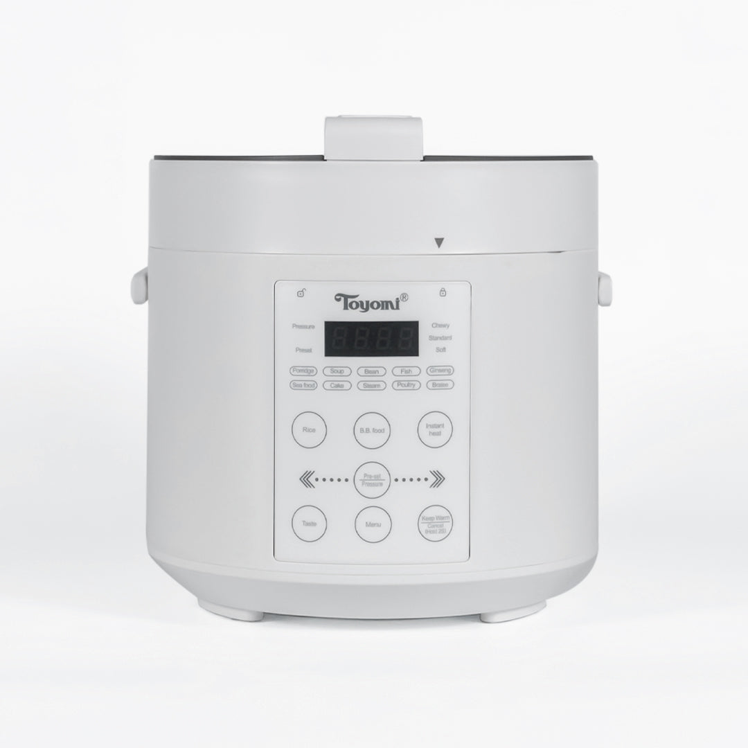 TOYOMI 2L Micro-com Pressure Cooker & Rice Cooker with Duo Pot PC 2001 - TOYOMI