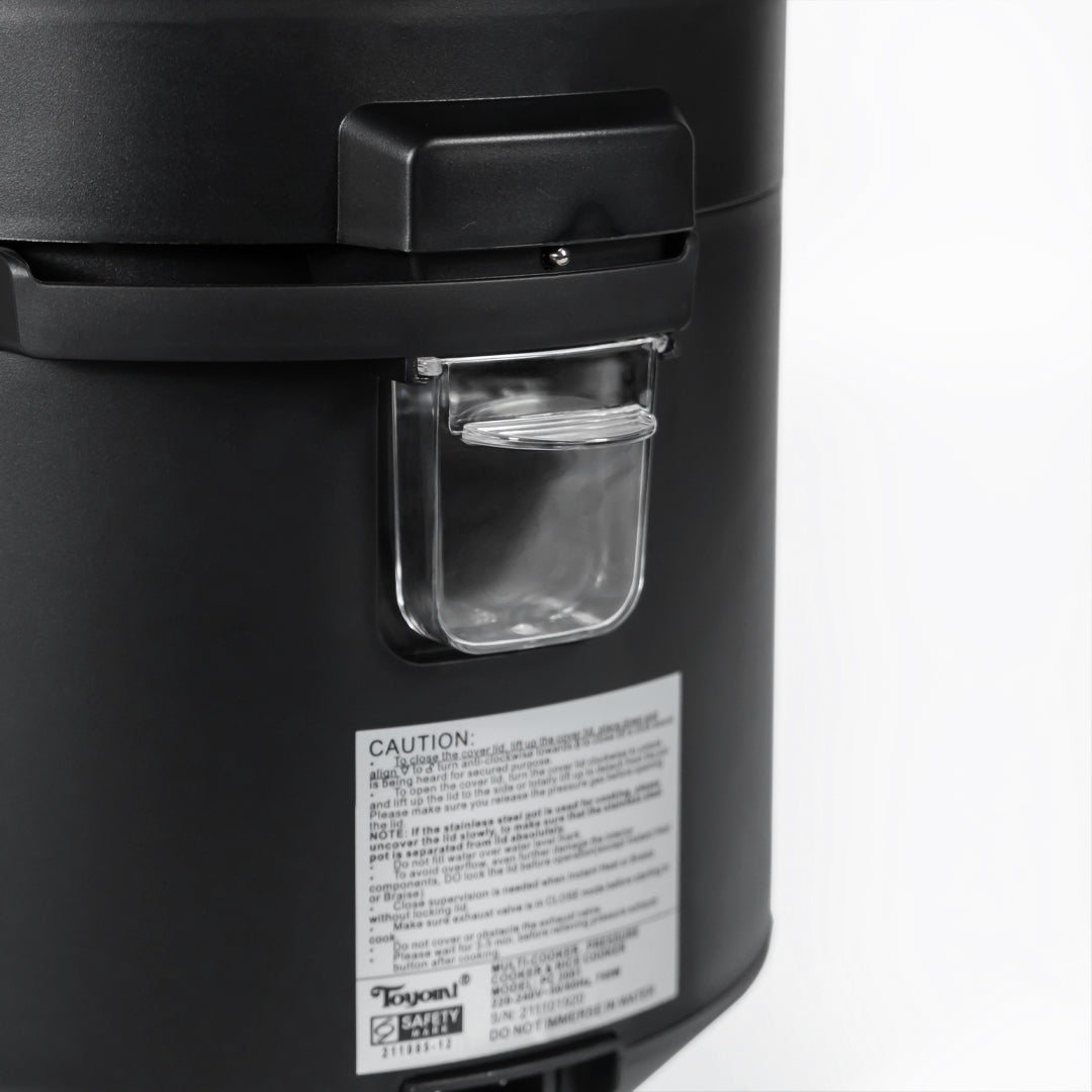 TOYOMI 2L Micro-com Pressure Cooker & Rice Cooker with Duo Pot PC 2001 - TOYOMI