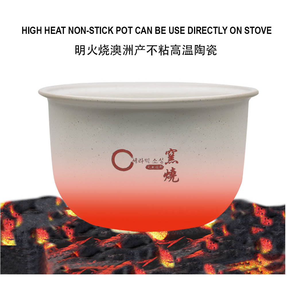 TOYOMI 4.0L Multi-Function Cooker with High Heat Ceramic Pot RC 4081CP - TOYOMI