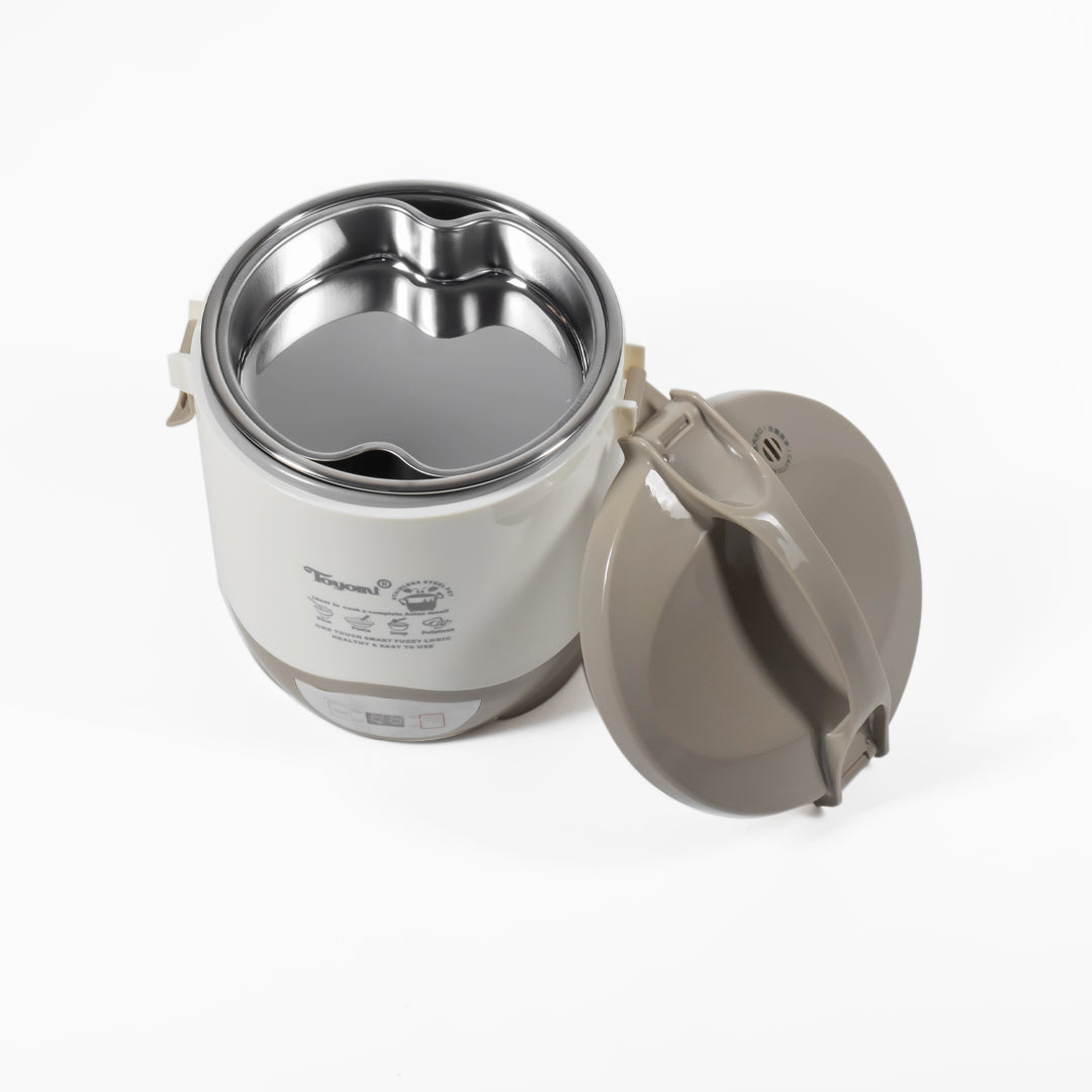 TOYOMI 0.6L Mini Rice Cooker with Stainless Steel Pot RC 616 - TOYOMI
