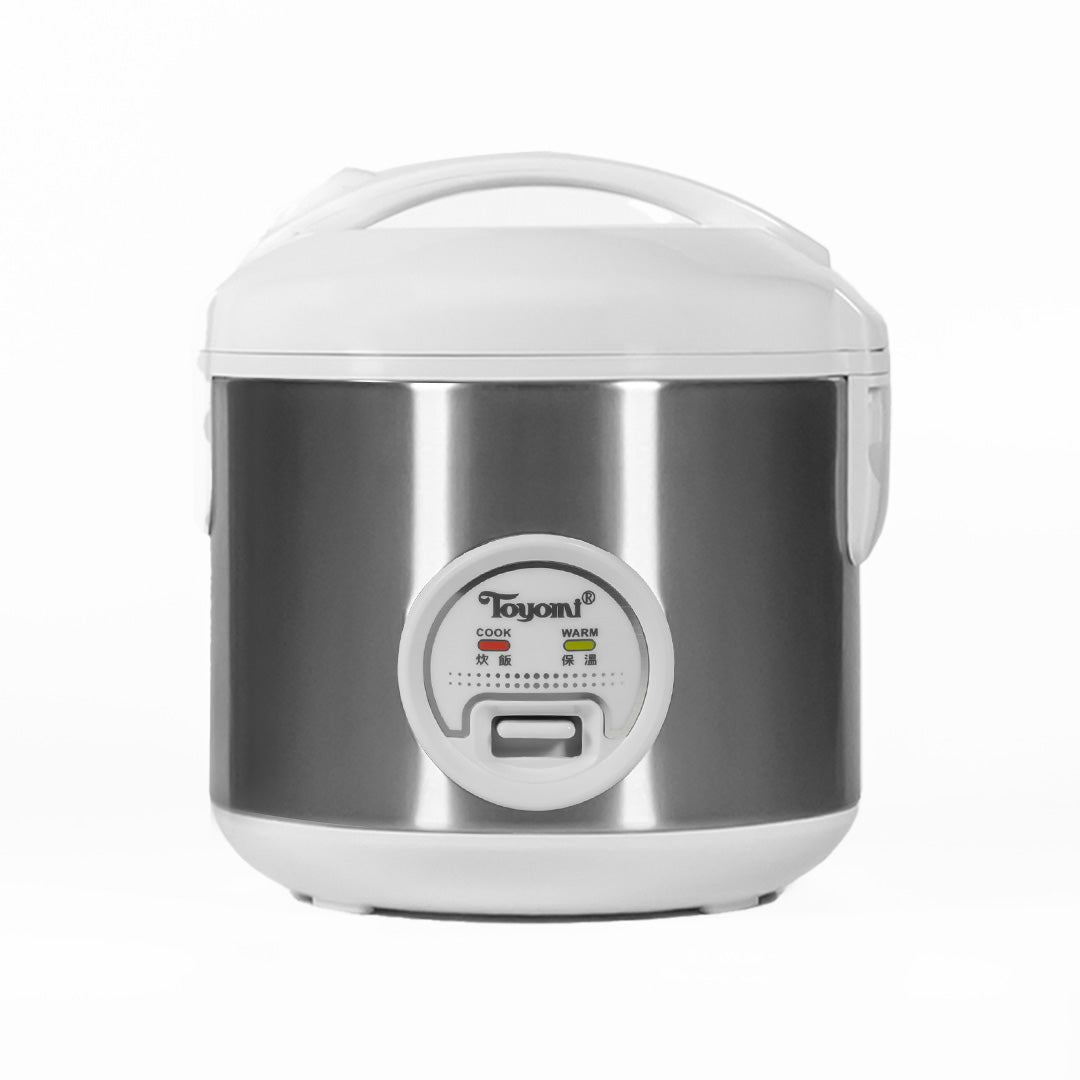 Toyomi 0.8L Electric Rice Cooker & Warmer with Stainless Steel Inner Pot RC 801SS - TOYOMI