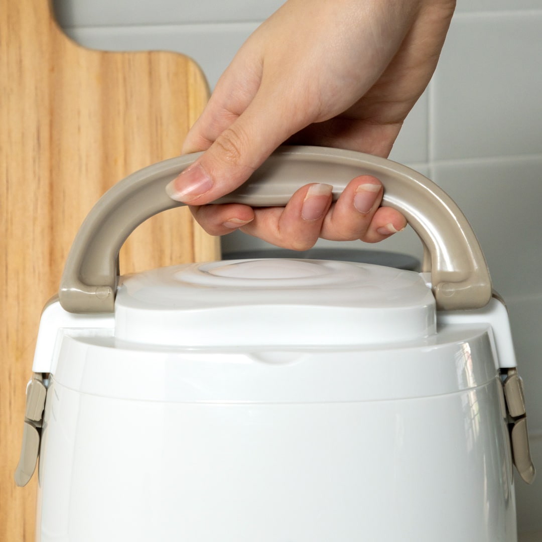 TOYOMI 0.6L Mini Rice Cooker with Duo Pot RC 818 - TOYOMI