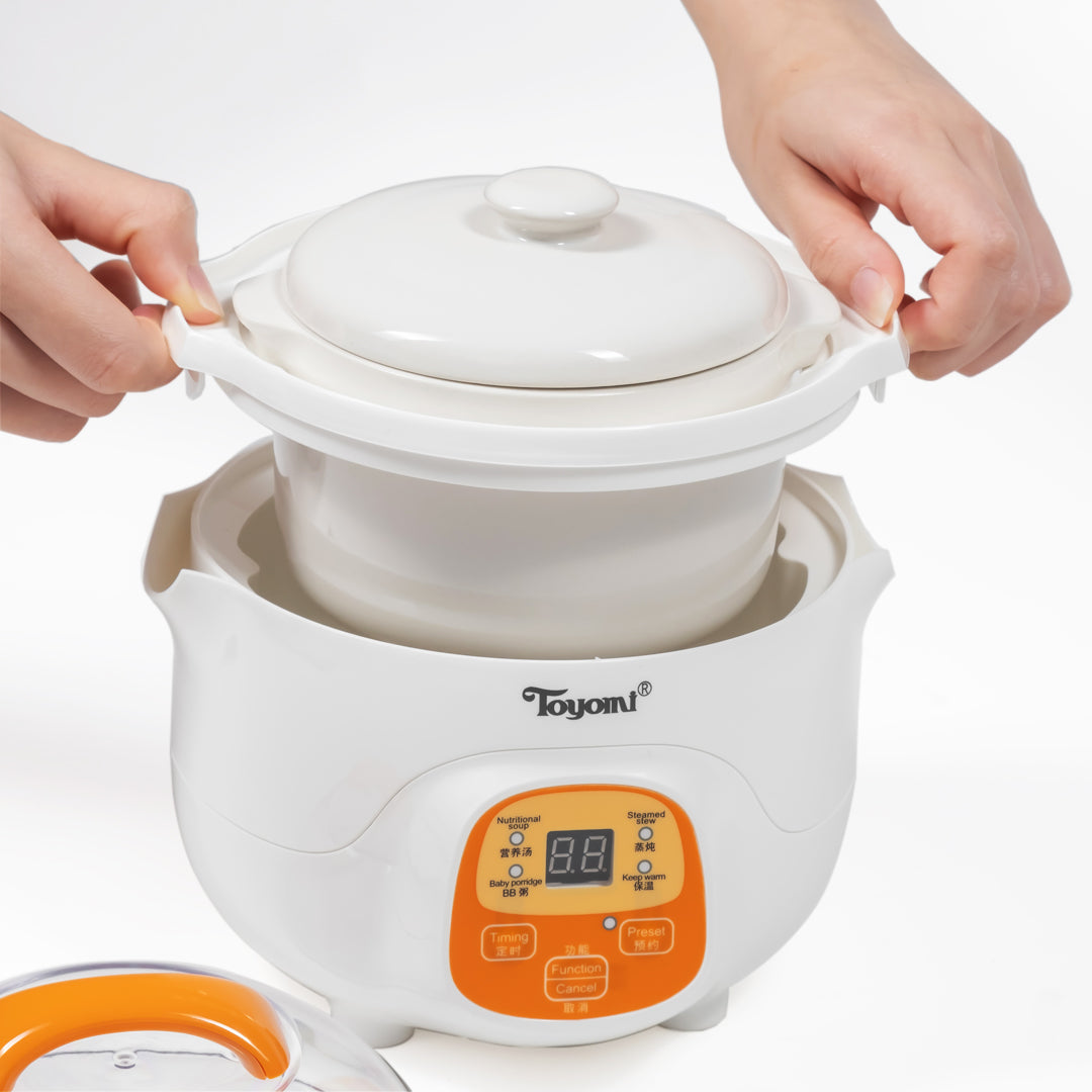 TOYOMI 0.7L Mini Double Boiler Stew Cooker SC 707 TOYOMI