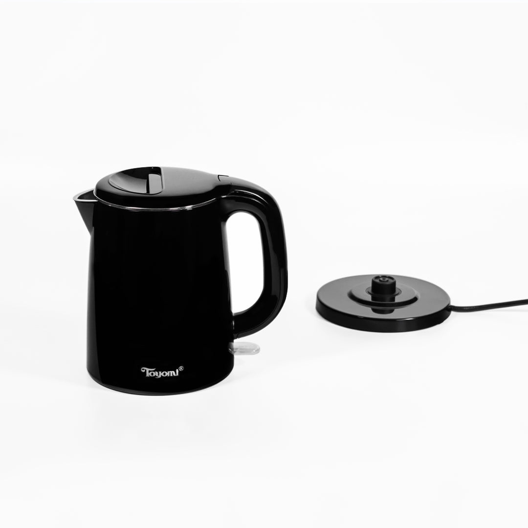 TOYOMI 1.0L Stainless Steel Electric Cordless Kettle WK 1029 - TOYOMI