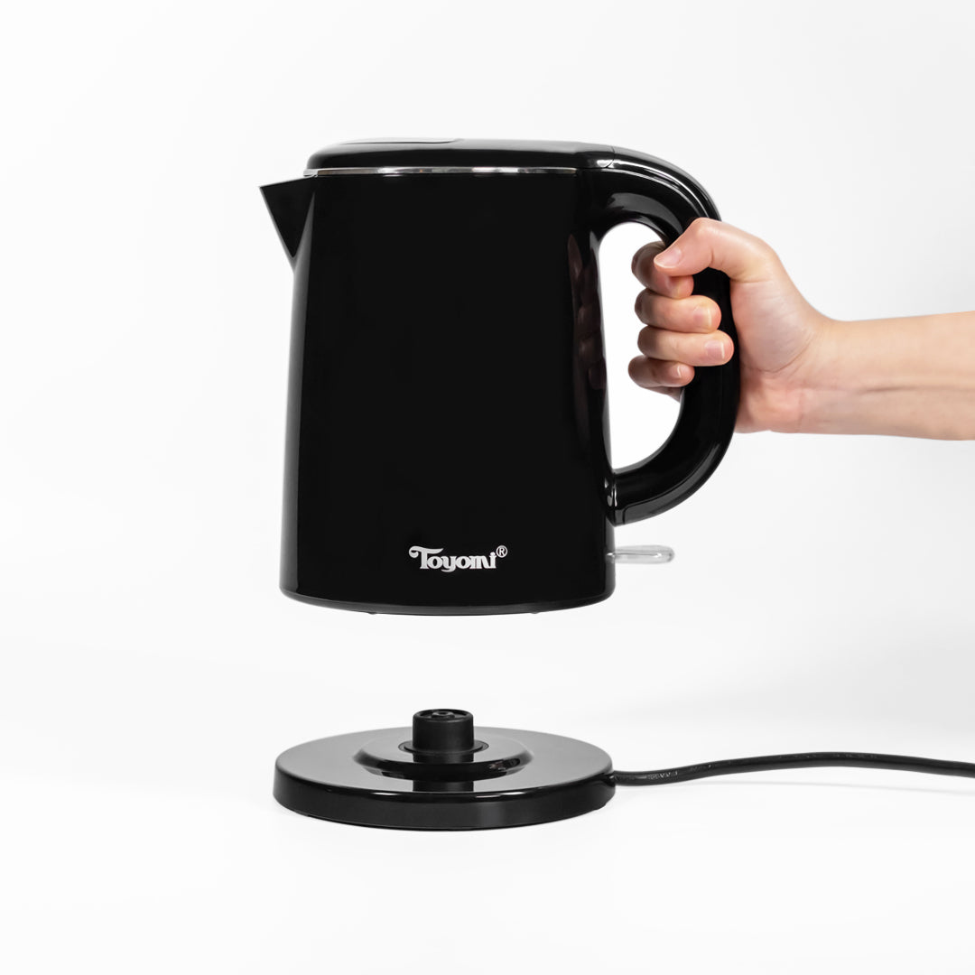 TOYOMI 1.0L Stainless Steel Electric Cordless Kettle WK 1029 - TOYOMI
