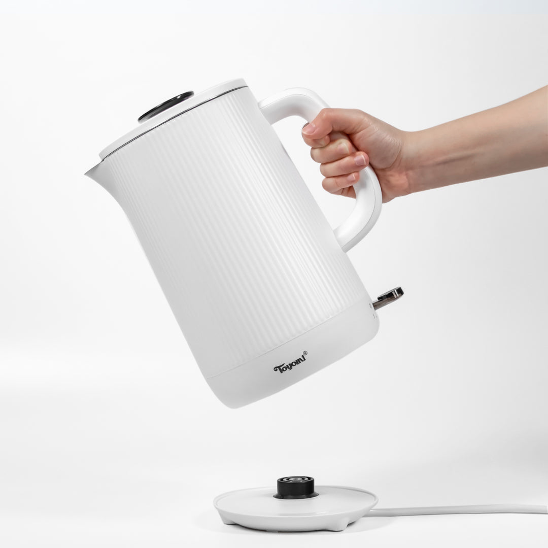 Toyomi 1.5L Stainless Steel Cordless Kettle WK 1633 - TOYOMI