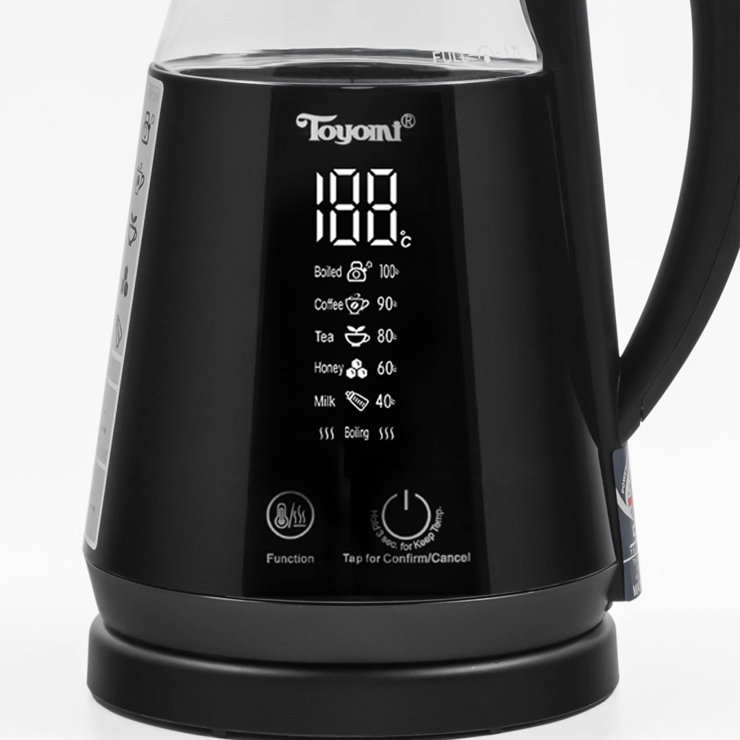 Toyomi 1.7L Smart Temperature Digital Kettle WK 1709 - TOYOMI