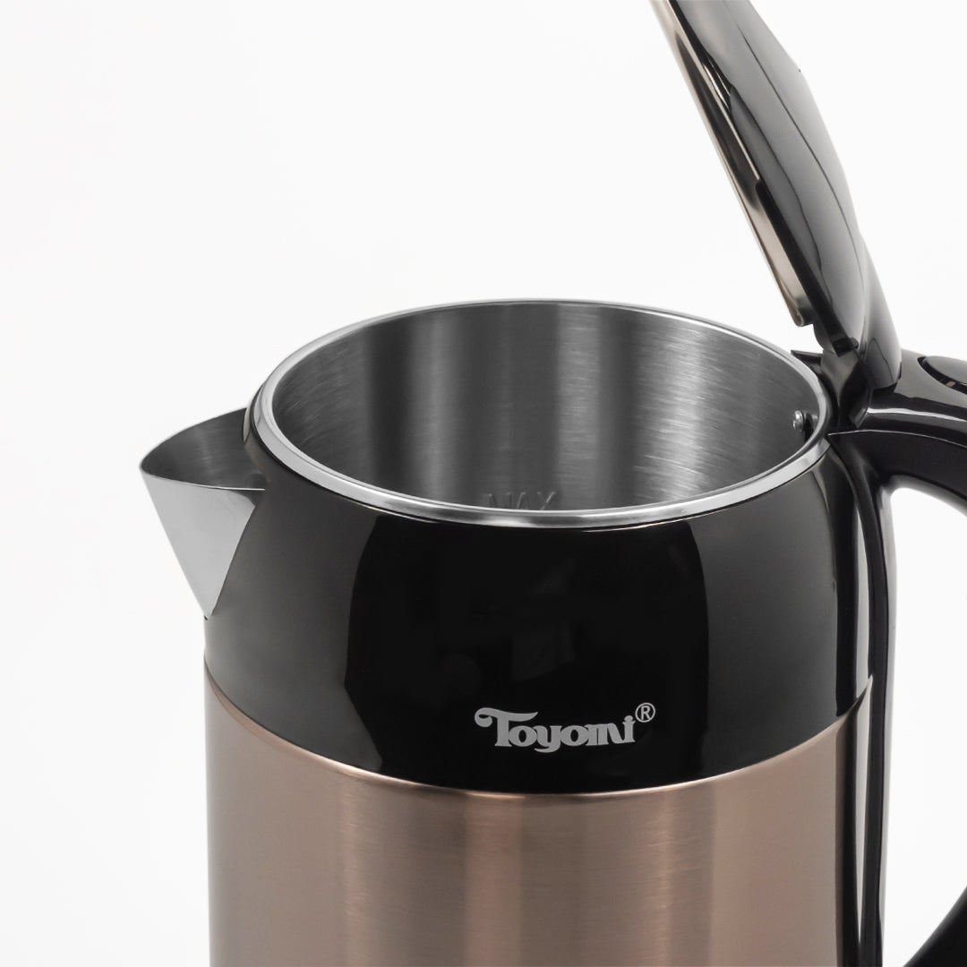 TOYOMI 1.7L S.S. Cordless Kettle Jug WK 1750 - TOYOMI