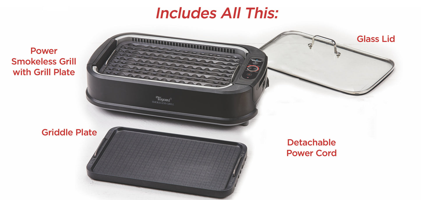 TOYOMI Electric Smokeless BBQ Model: BBQ 2002 - TOYOMI