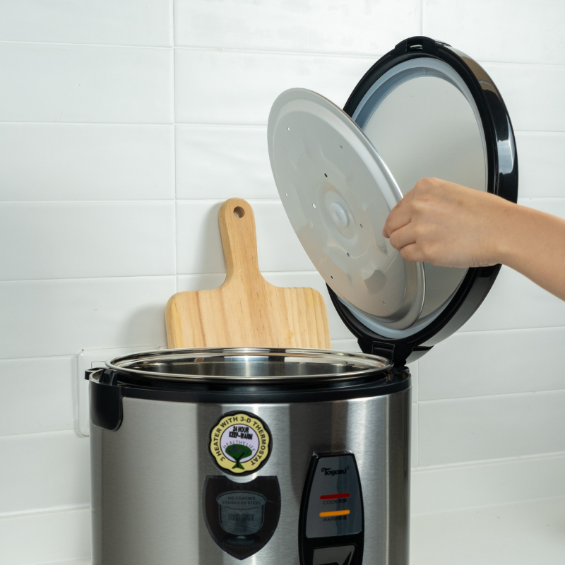 Toyomi 1.8L Electric Rice Cooker & Warmer with Stainless Steel Inner Pot RC 968SS - TOYOMI