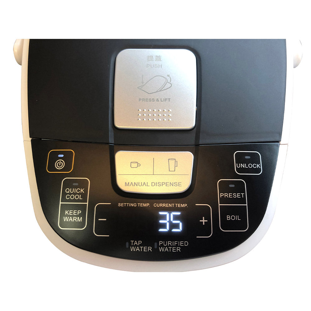 TOYOMI 5.0L Micro-com Electric Airpot with Battery Pack and Ventilating Fan EPA 5588 - TOYOMI