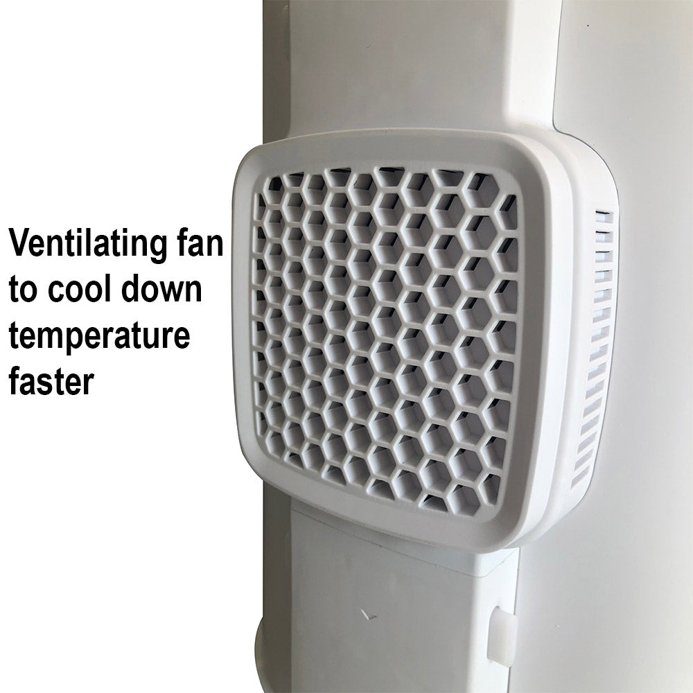 TOYOMI 5.0L Micro-com Electric Airpot with Battery Pack and Ventilating Fan EPA 5588 - TOYOMI