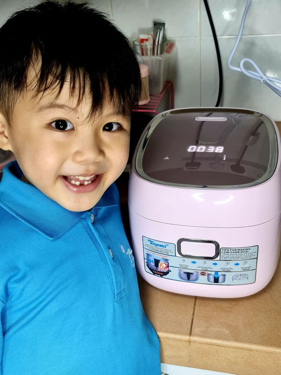 TOYOMI 0.8L SmartHealth IH Rice Cooker With Low Carb Pot RC 51IH-08 By Yuki