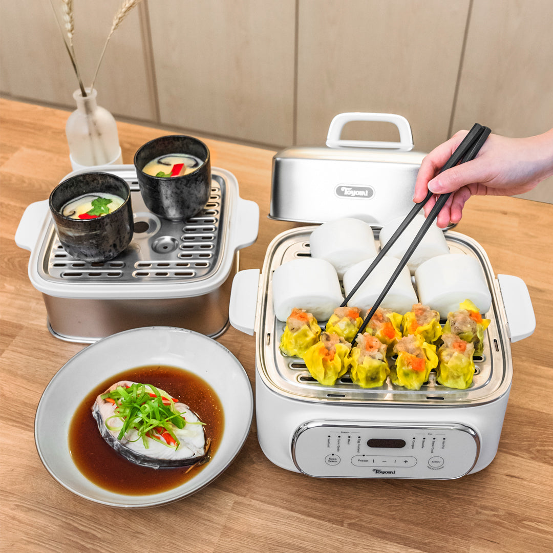 Load image into Gallery viewer, Toyomi Multi-Function Electric Stackable Steamer ST 2318
