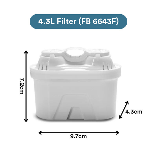 Water Filter ONLY (Accessory For Toyomi 4.3L InstantBoil Filtered Water Dispenser FB 6643F)