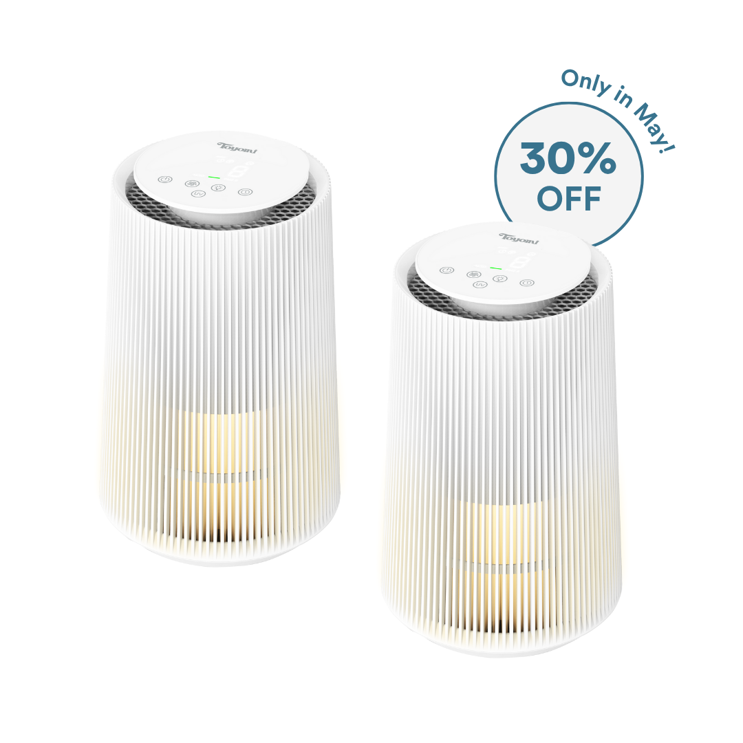 [2 PACK] TOYOMI HaloGuard HEPA UV Air Purifier AP 7000IT x2 Bundle