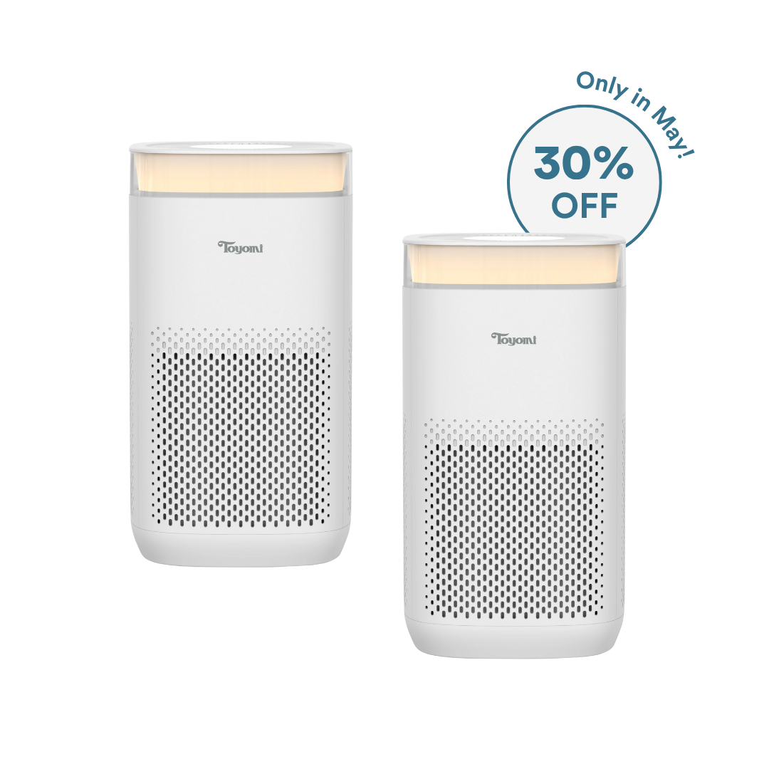[2 PACK] TOYOMI HaloGuard Max HEPA UV Air Purifier AP 7300IT x2 Bundle