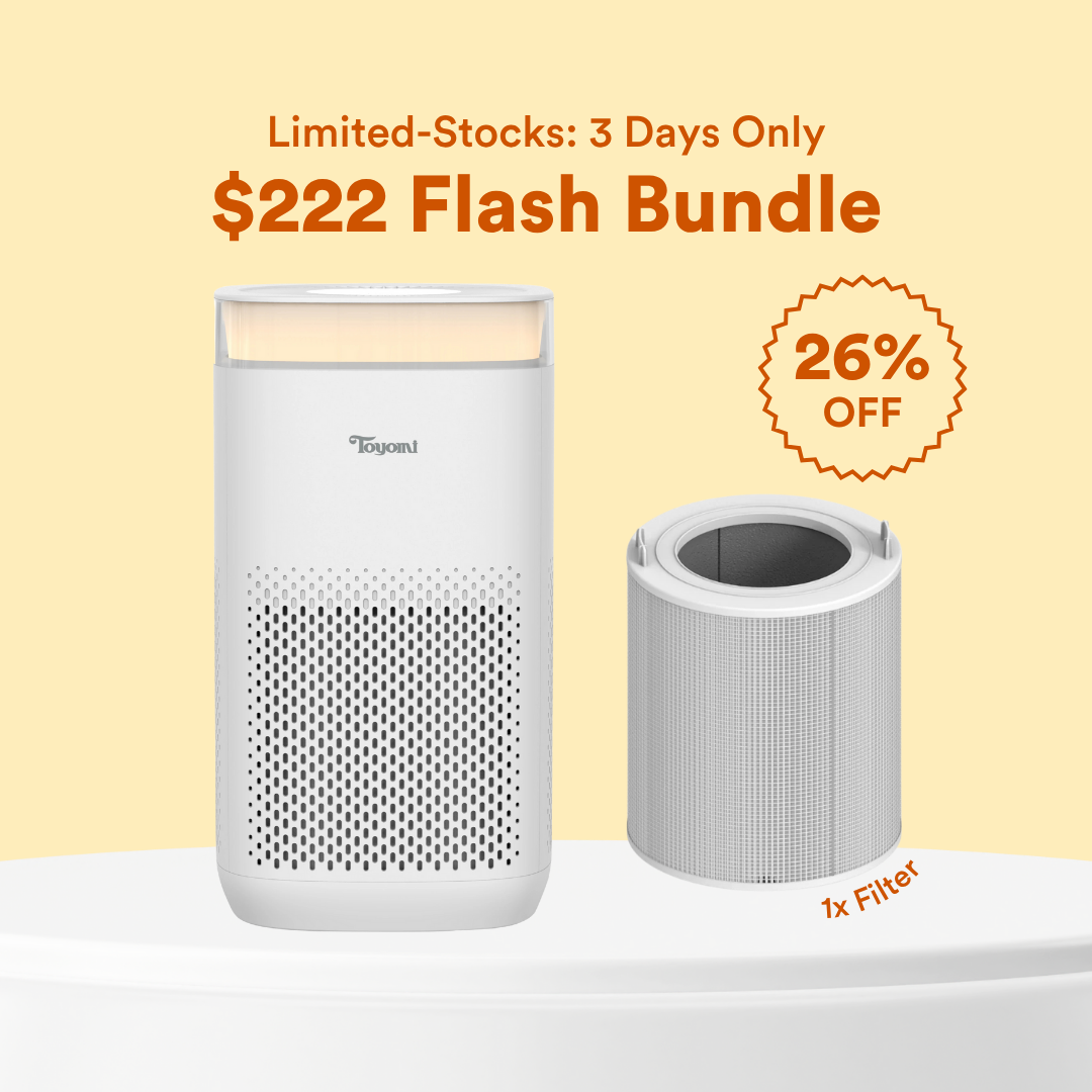 [11.11 Sale] TOYOMI HaloGuard Max HEPA UV Air Purifier AP 7300IT + 1x Filter Bundle