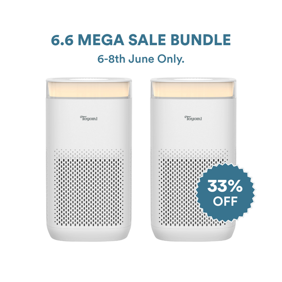 [6.6 SALE] TOYOMI HaloGuard Max HEPA UV Air Purifier AP 7300IT x2 Bundle