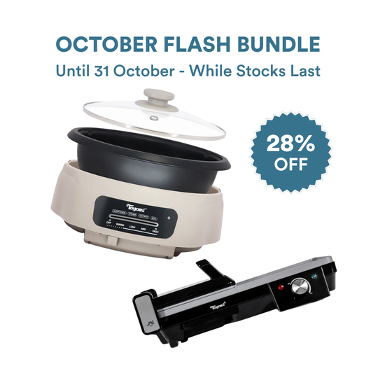 [FLASH] TOYOMI 4.0L 4-in-1 Multi Cooker MC 4646 + Griddler & BBQ Grill BBQ 9205 Bundle
