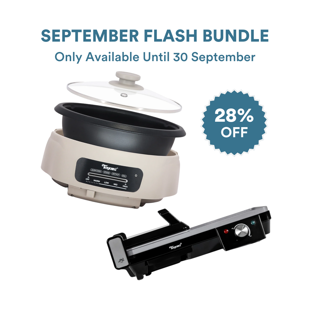 [FLASH] TOYOMI 4.0L 4-in-1 Multi Cooker MC 4646 + Griddler & BBQ Grill BBQ 9205 Bundle