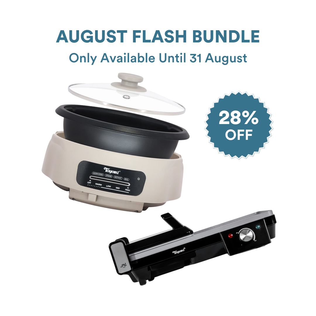 [FLASH] TOYOMI 4.0L 4-in-1 Multi Cooker MC 4646 + Griddler & BBQ Grill BBQ 9205 Bundle