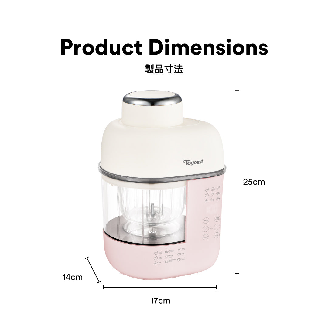 [UPGRADED] TOYOMI NourishMix All-In-One Baby Food Maker BBF 7003