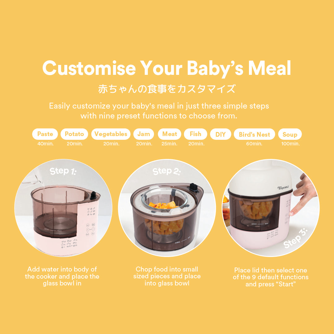 [NEW] TOYOMI NourishMix All-In-One Baby Food Maker BBF 7003