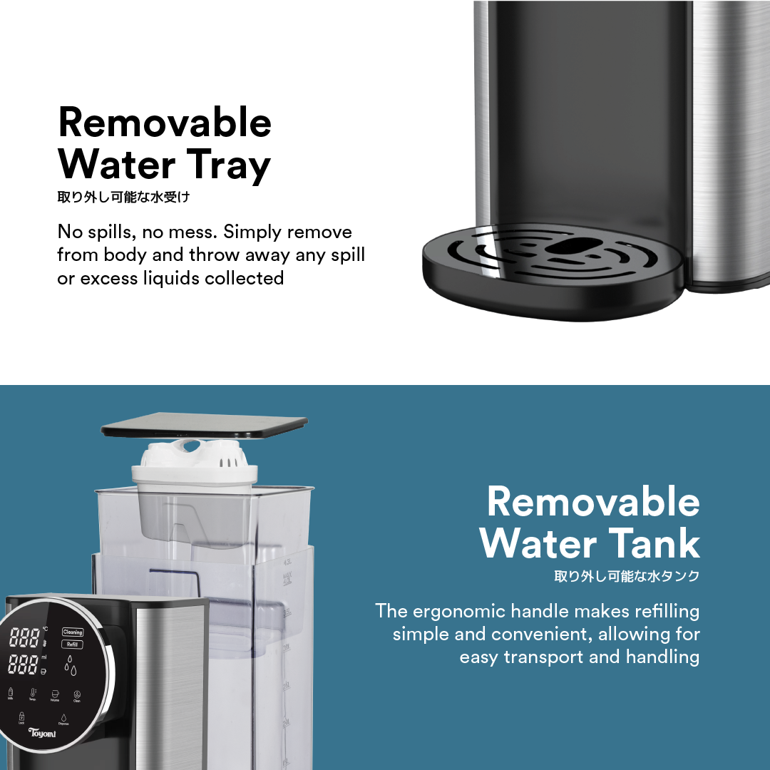 Toyomi InstantBoil 4.3L Filtered Water Dispenser FB 5543F