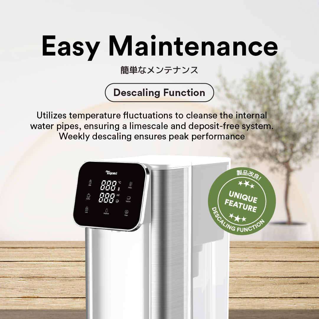 Toyomi 4.3L InstantBoil Filtered Water Dispenser with Premium Filter FB 6643F
