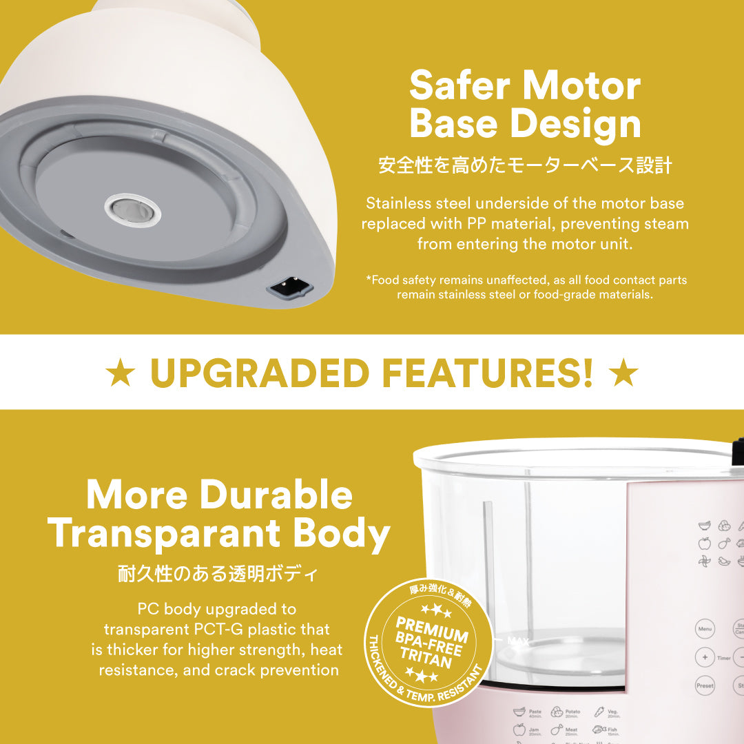 [UPGRADED] TOYOMI NourishMix All-In-One Baby Food Maker BBF 7003