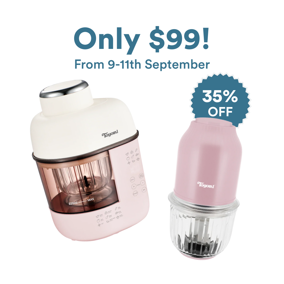 [9.9 SALE] TOYOMI NourishMix All-In-One Baby Food Maker BBF 7003 + TOYOMI Electric Mini Food Chopper EC 7037 Bundle